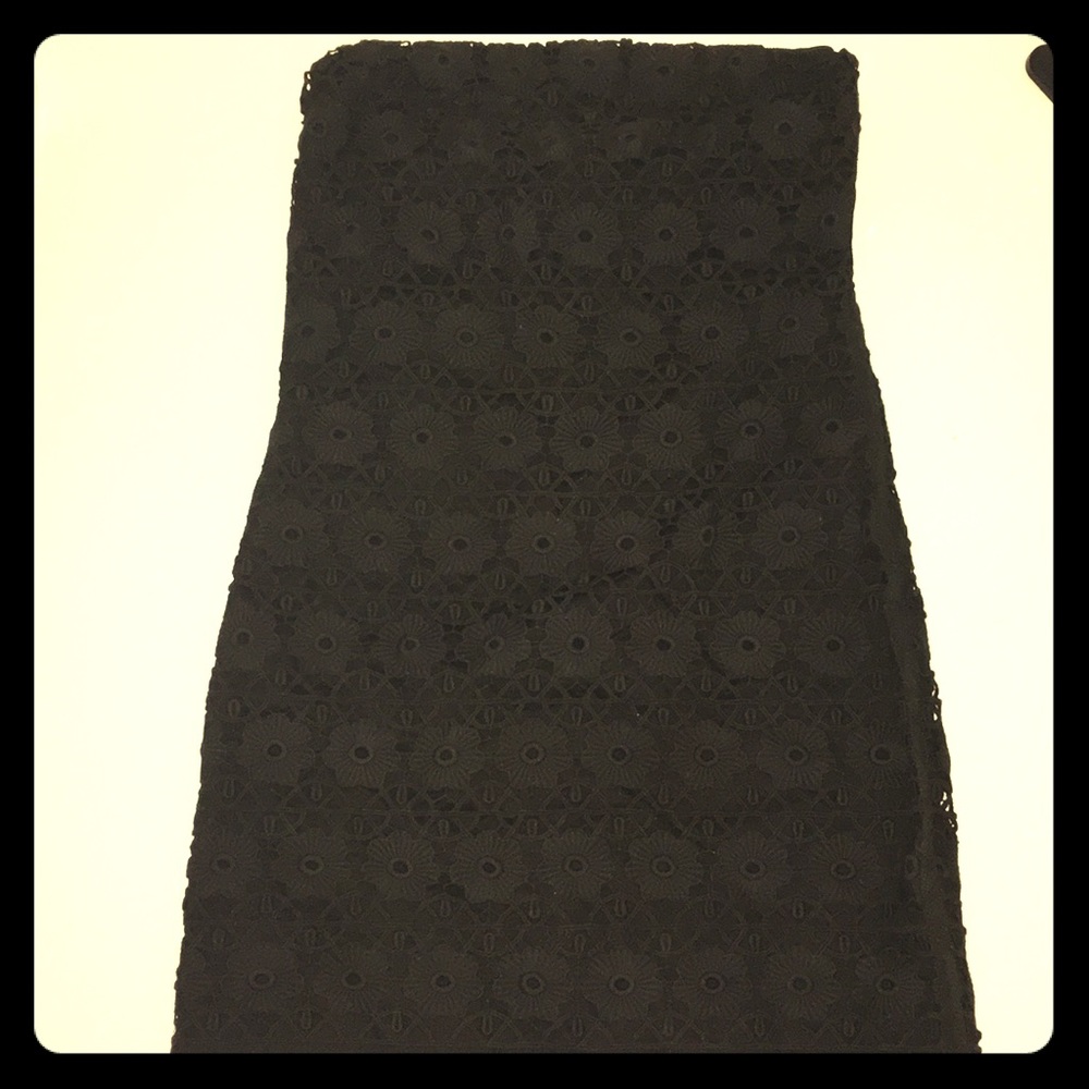 Juicy Couture Strapless Tube Top Dress Black